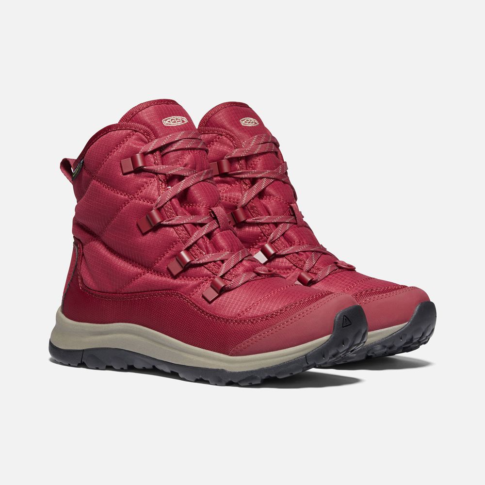 Bottes Hiver Keen Femme Rouge | Terradora Ii Waterproof | RKLFD-2467